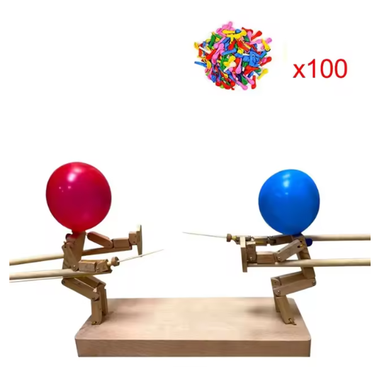 Handmade Wooden Fencing Puppets (Cross-Border)